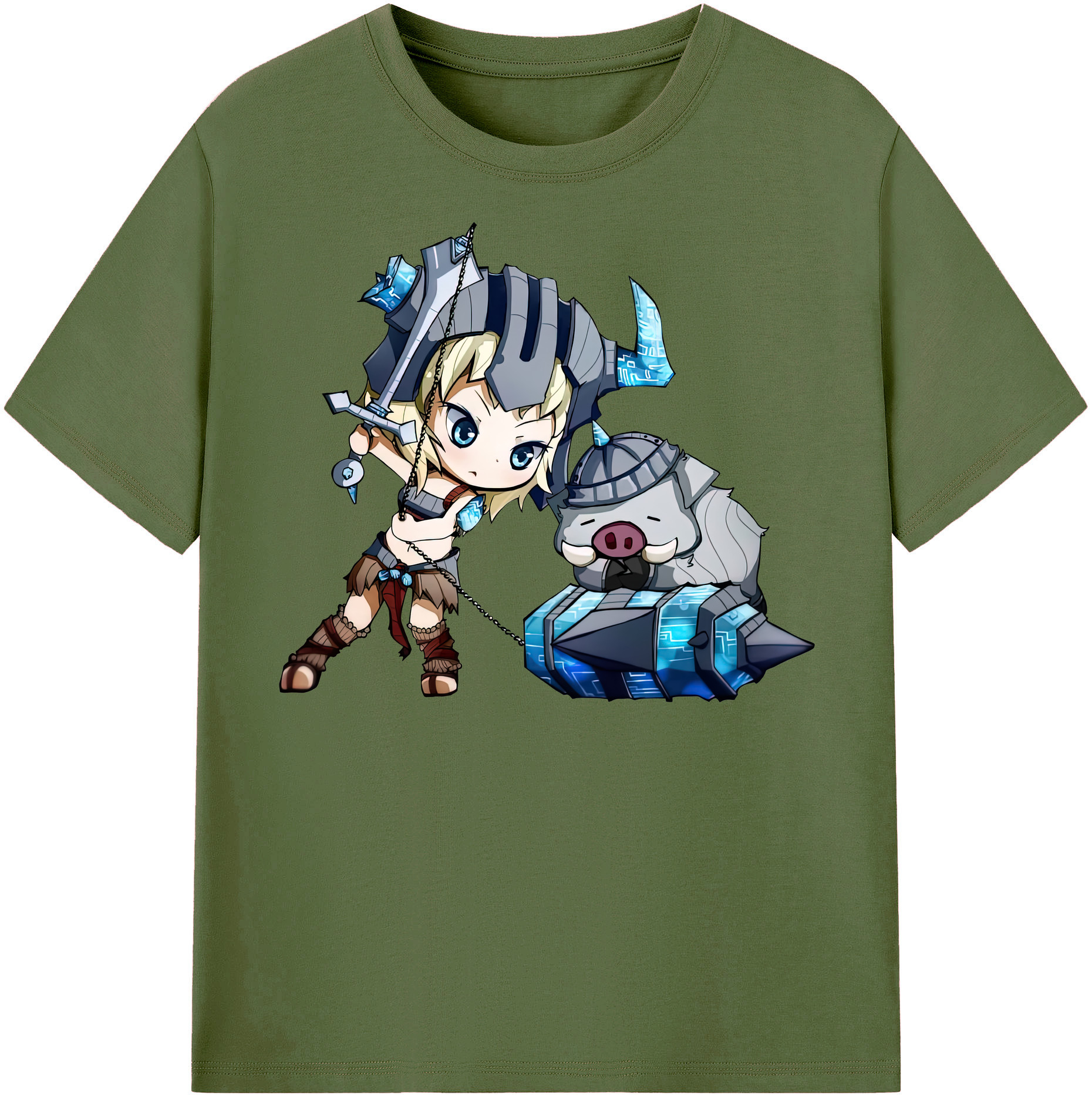 リーグ・オブ・レジェンド League of Legends LOL 綿100％半袖Tシャツ（フロントプリント）